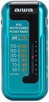 Transistor Radio Aiwa R22TQ Turquoise AM/FM