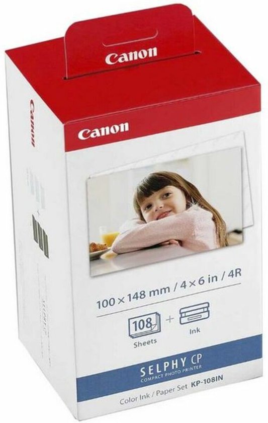 Canon KP-108IN - Inktcartridges Kleur + Fotopapier
