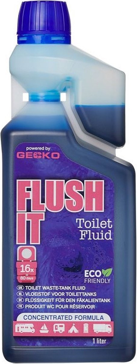 Gecko Flush-it Toilet vloeistof 1L