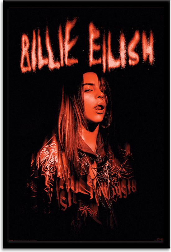 Ingelijste Poster Billie Eilish Spark 61x91.5cm