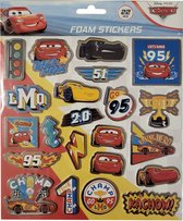 Disney - Pixar - Cars - Foam stickers - Cars speelgoed - 22 stickers - Stickers - Stickervel