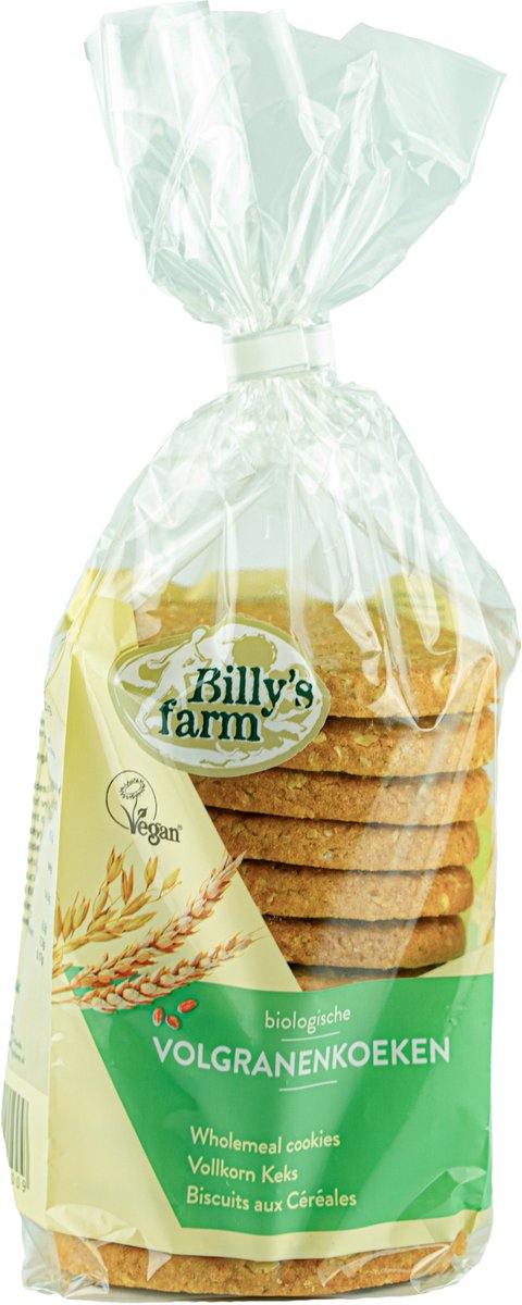 Billy's Farm Biologische Volgranenkoeken (DOOS 8x250 gram grootverpakking) NL-BIO-01