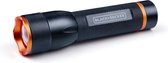BLACK+DECKER LED Zaklamp 500 Lumen - 10W - 100M Bereik - 3 Lichtstanden: Hoog, Laag, Pulserend - Zwart/Oranje