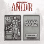 FaNaTtik Star Wars - Iconic Scene Collection Limited Edition Ingot Andor Verzamelobject - Zilverkleurig
