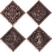 FaNaTtik Resident Evil - Medallion Set House Crest Limited Edition Verzamelobject - Bronskleurig