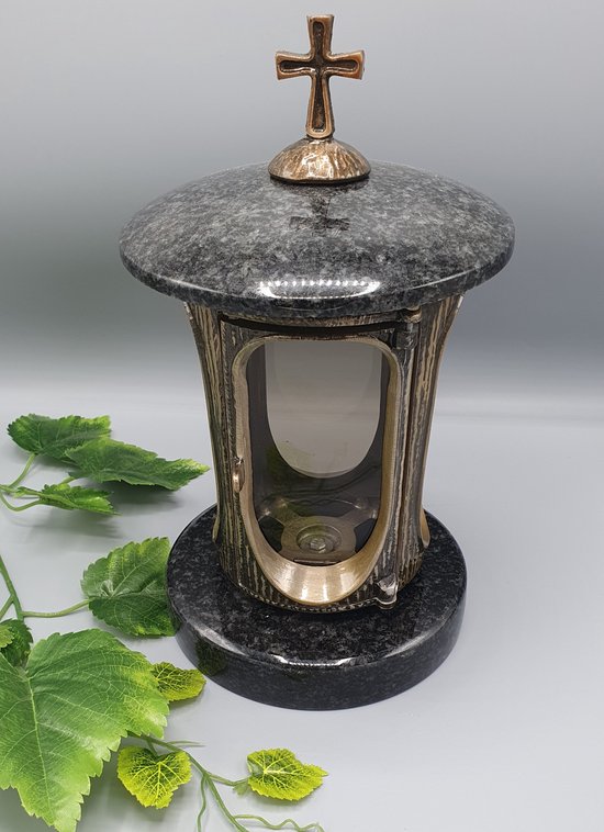lanterne funéraire en bronze pour pierre tombal et caveau en vente
