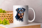Mok Rottweiler - Pets - honden - liefde - cute - love - dogs - dog mom - dog dad- cadeau - huisdieren