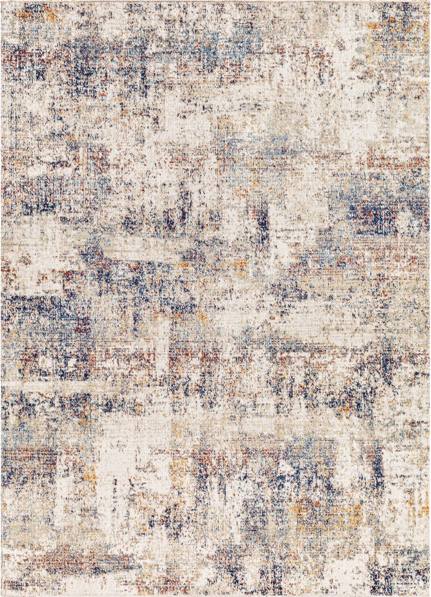 SURYA - LEILA - Modern abstract design - Blauw/grijs - Geschikt voor buiten