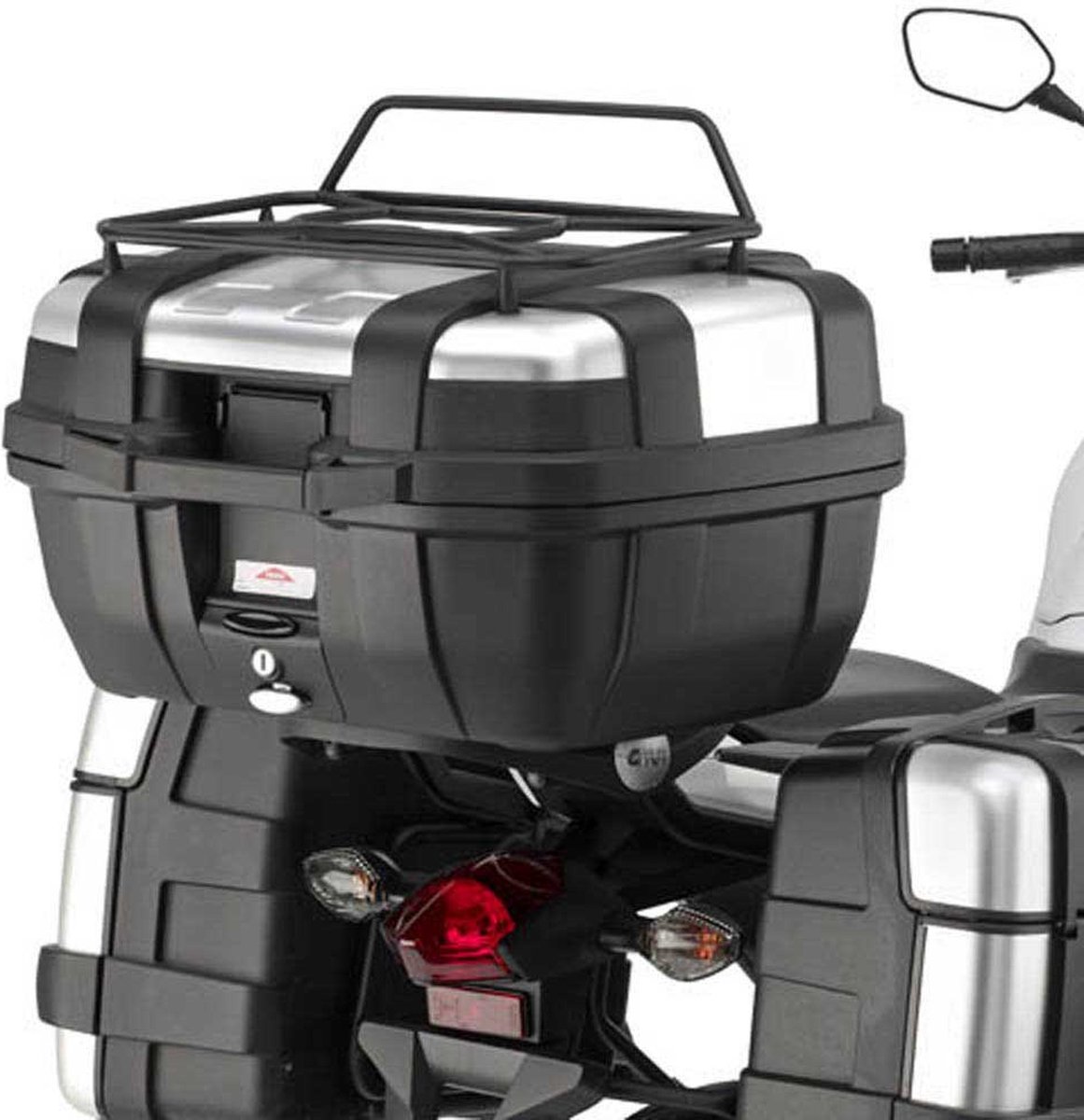 Givi Monokey/monolock Honda Nc700s/nc700x/nc750s/nc750x/nc750s Dct/nc750x Dct Topkoffer Achtermontage Zwart