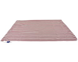 Waszak 60x60 cm - Met K-locksluiting - Rood gestreept