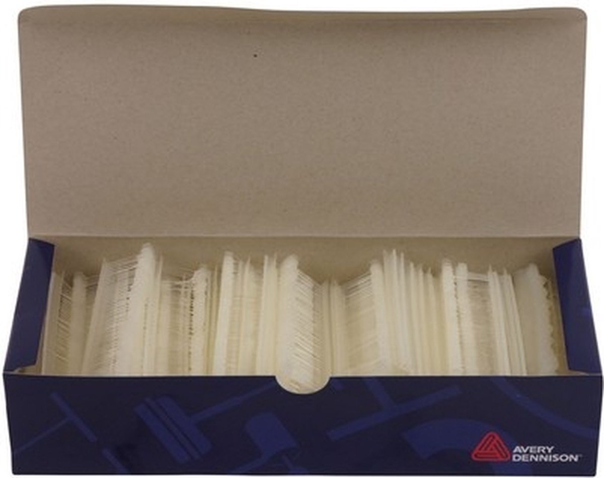 Riddersporen Avery Dennison Standaard 20 mm 5000 st Wit