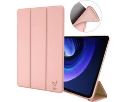 Hoesje geschikt voor Xiaomi Pad 6 - SmartDefend Book Case Cover Kunstleer Rose