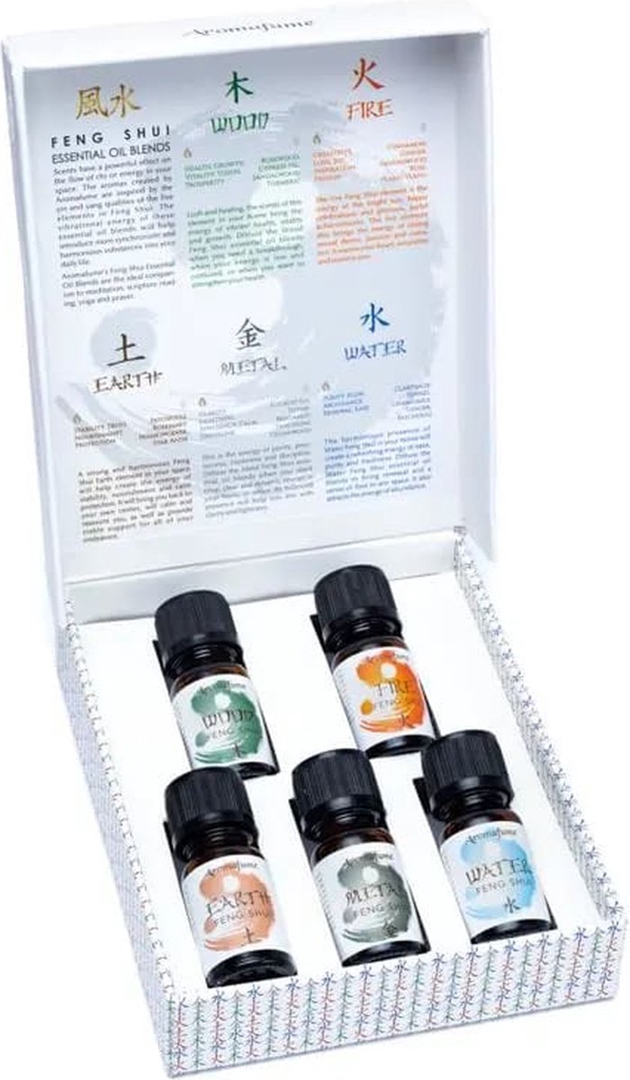 Goedkoopste Feng Shui essentiële olie mix set van 5 Aromafume