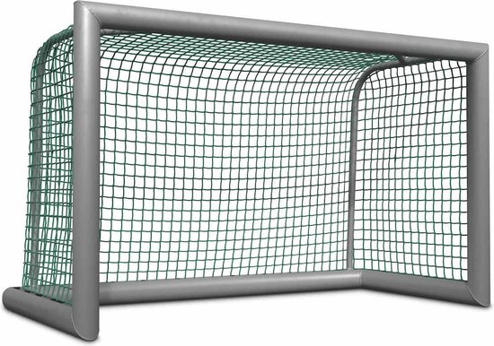 But de football en aluminium 160x100 BK Junior - Filet de but vert 4 mm - Grille de 5 cm - But d'entraînement - Entièrement soudé