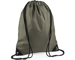 Premium Gymsac Sporttas BagBase - 11 Liter Olive Green