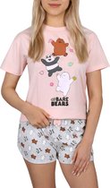 We Bare Bears - Roze Meisjes zomerpyjama, pyjama met korte broek / 140
