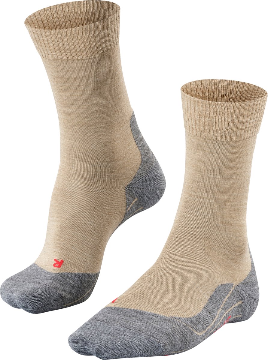 FALKE TK5 Wander Wandelen anti blaren anti zweet merino wol sportsokken dames Beige