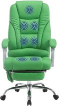 CLP Pacific V2 Bureaustoel - Massagefunctie - Kunstleder groen