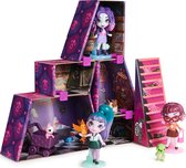 Zombaes Forever - Coffret de jeu Wild Vibes Abandoned Pet Shop avec 3 accessoires uniques pour poupée zombie et 5 animaux de compagnie