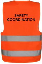 Veiligheidsvest - Veiligheidshesje - SAFETY COORDINATION - one size - EN ISO20471