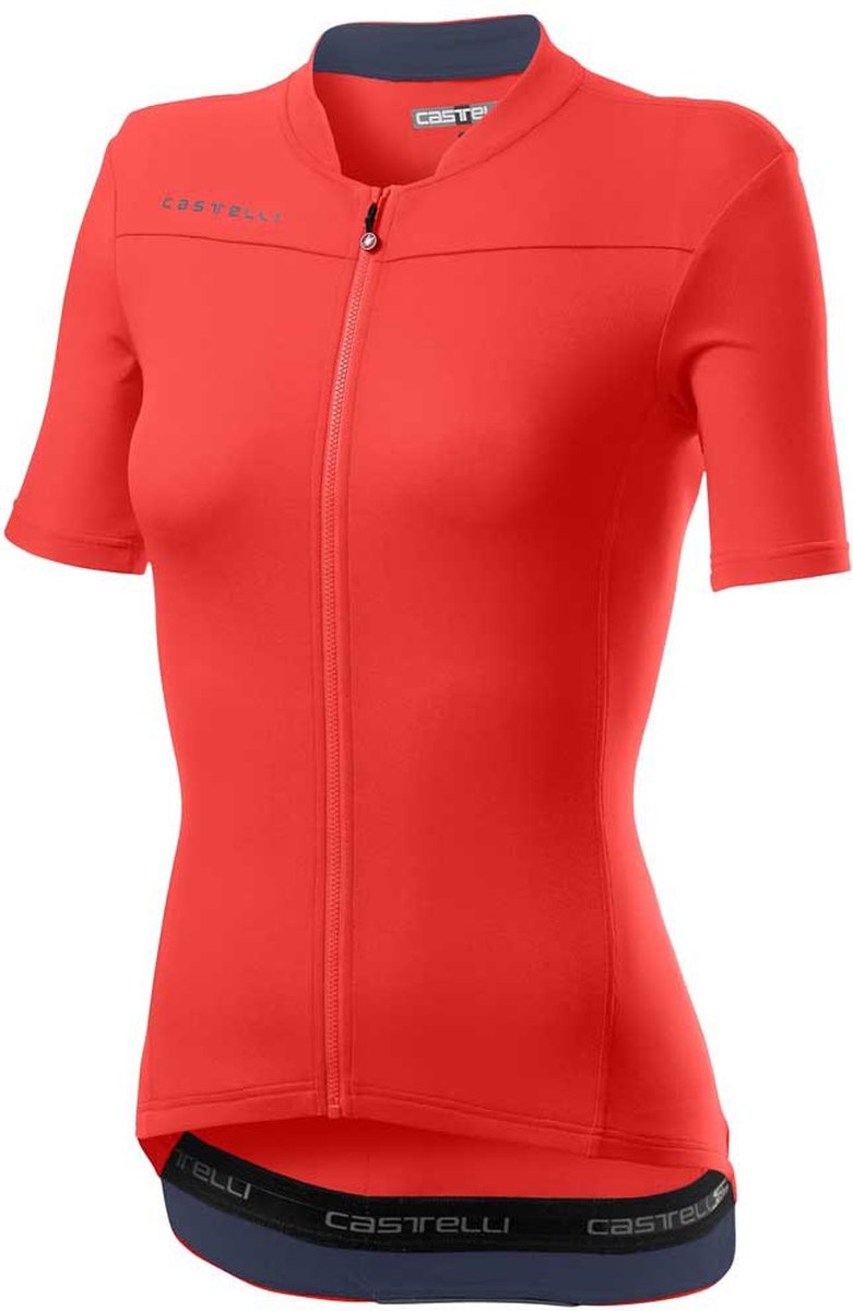 Castelli Fietsshirt Dames Roze Blauw - CA Anima 3 Jersey Br Pink Steel Blue  - L