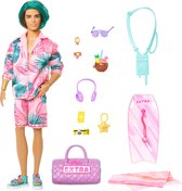 Barbie Extra Fly - Strand - Met accessories - Ken pop - Barbie pop