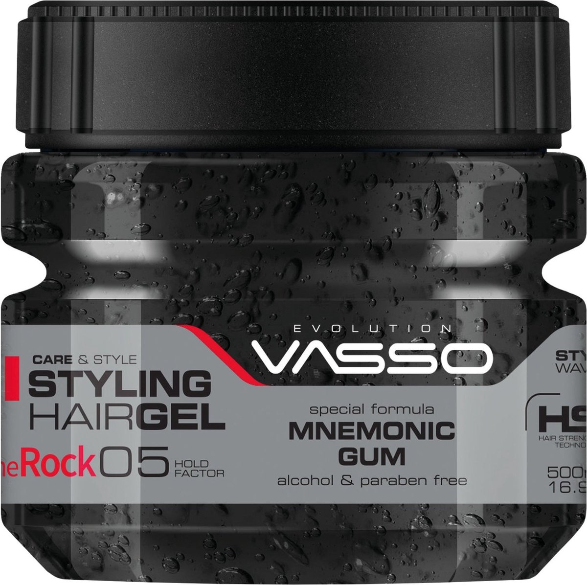 VASSO MNEMONIC STYLING GUM ( THE ROCK) 500 ML