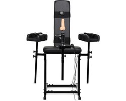 XR Brands AH155 - MS Obedience Chair with Sex Machine - Black