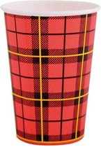 Scotty - Gobelets à café étanches en carton Qualit-iX - Scottish Diamond - 180 ml (7.5oz) - 25 x 100 pièces - gobelets jetables - gobelet - à emporter - tasse à café
