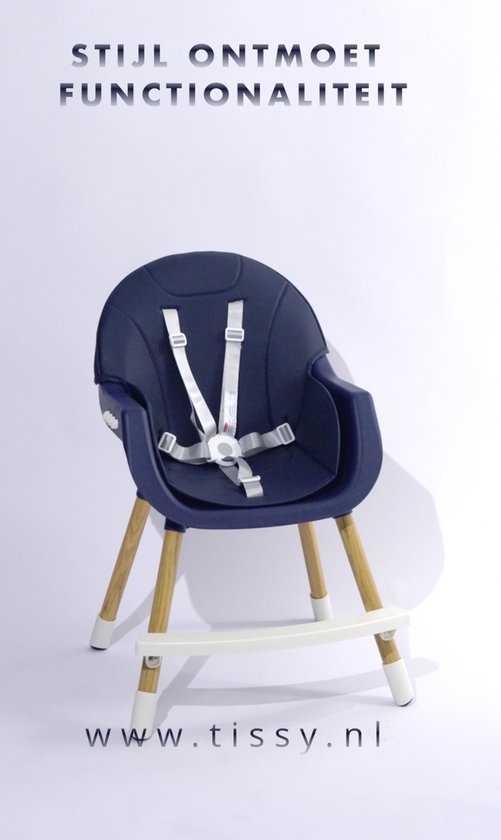 Tissy Kinder eetstoel Ego Blauw - Baby eetstoel - Kinderstoel - Baby stoel van Tissy — afbeelding 2