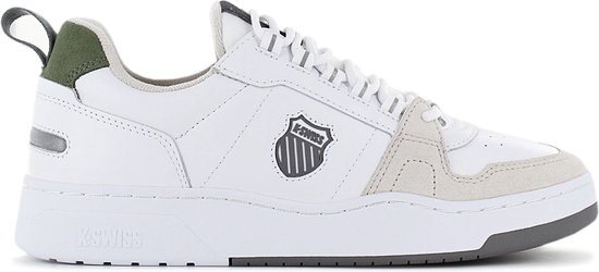 K-Swiss Cannonshield LTH Leather - Heren Sneakers Schoenen Leer Wit 07937-962-M - Maat EU 41.5 UK 7.5