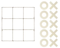 Partydeco - Tic Tact Toe spel - 120 x 112 cm