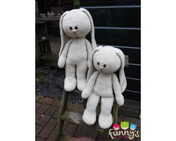 Haakpakket XXL Funny Bunny Basic linnen