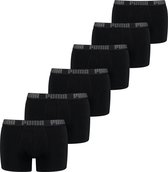 Puma Basic Heren Boxer 6-pack - Zwart - Maat XL