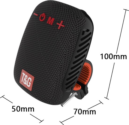 Draadloze Fiets Speaker - Waterdicht - Bluetooth - Type C Usb Oplader -  Handsfree -... | bol