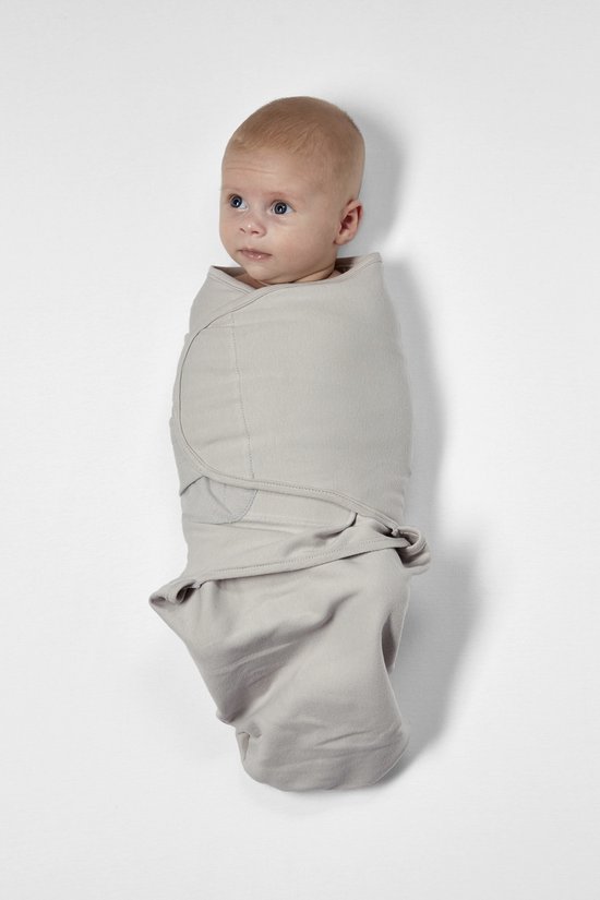 Meyco Baby Uni swaddlemeyco inbakerdoek - grey - 0-3 maanden - 1.0 TOG