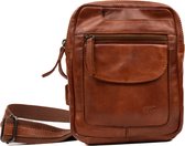 Bear Design Sasha Leren Crossbodytas - Cognac