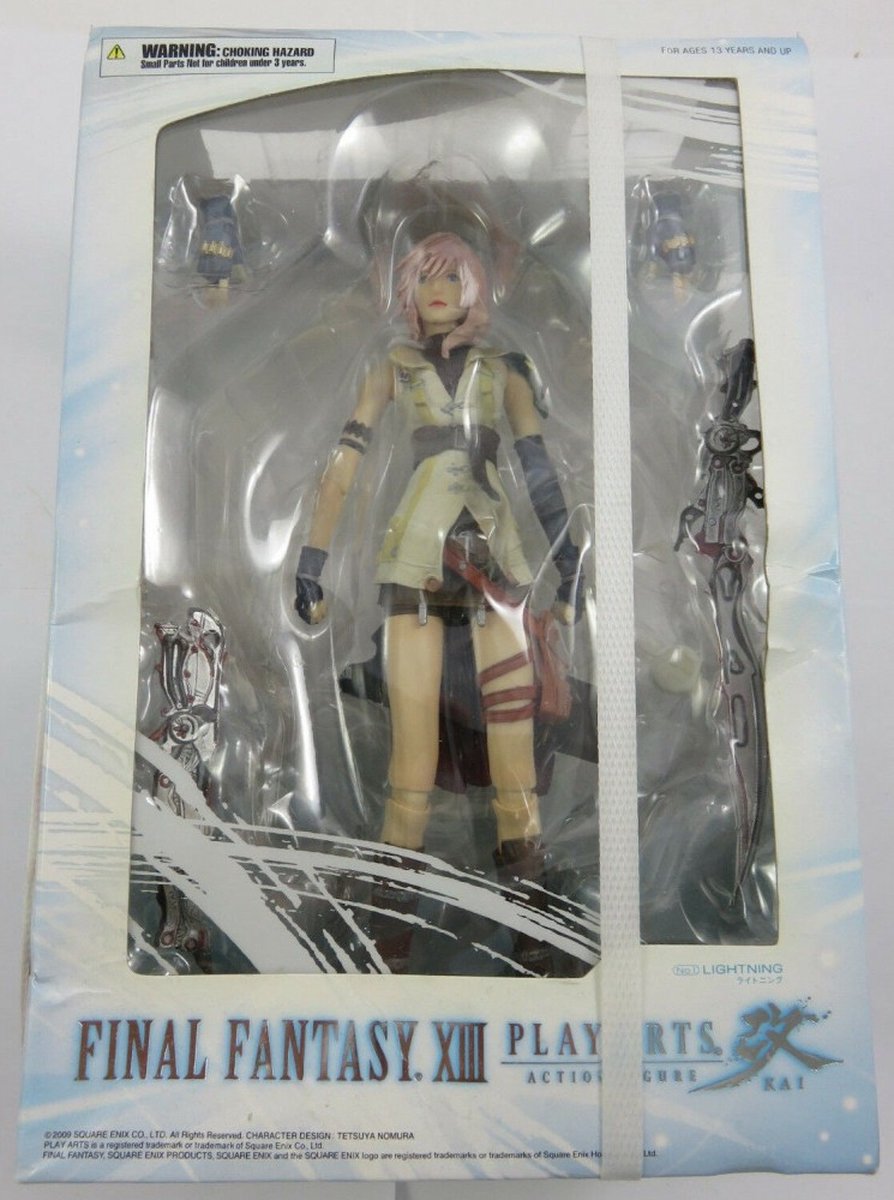 Final Fantasy XIII Play Arts Kai Action Figure LIGHTNING Square