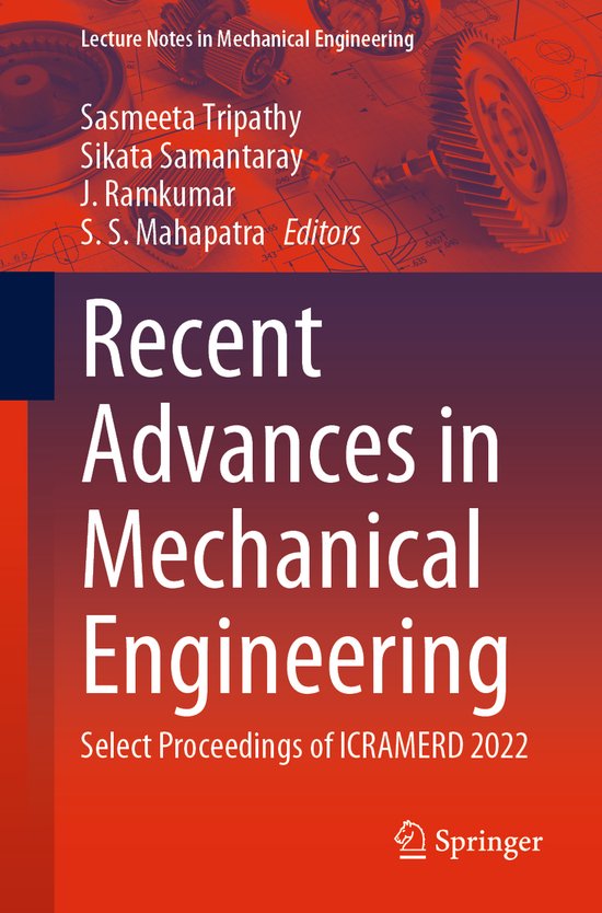 Lecture Notes in Mechanical Engineering- Recent Advances in  ... - cover