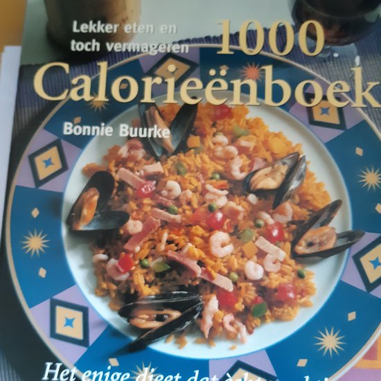 Omslag van 1000 calorieënboek door Bonnie Buurke