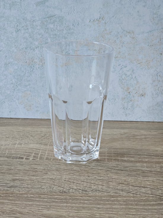 Goround Interior onbreekbaar drinkglas L Billy transparant set van 6 stuks