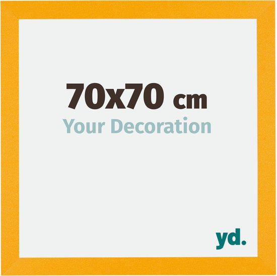 Your Decoration Mura MDF Fotolijst - 70x70 cm - Geel