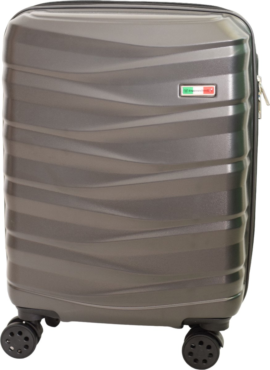 Expedition Essentials Reiskoffer 78 cm met dubbele wielen - Trolley koffer met TSA-slot - Zwart