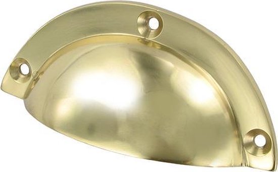 AVENUE poignée de meuble poignée de tirage encastrée 90mm | LAITON