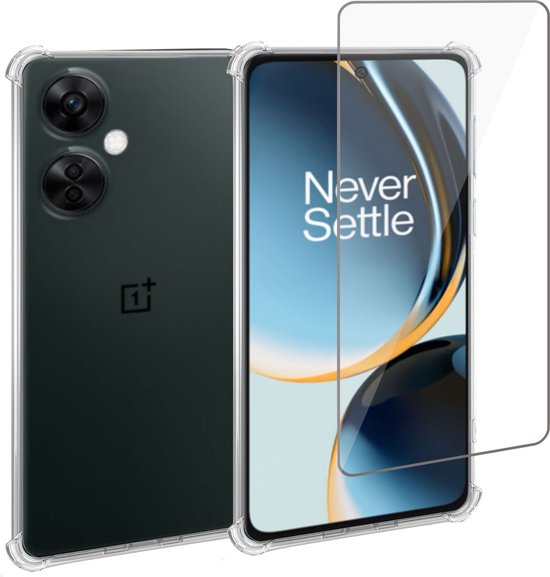 NEW'C 3 Stuks, Screen Protector voor OnePlus 10T 5G (6.7 Inch), Gehard Glass Schermbeschermer Film 0.33 mm ultra transparant, ultra resistent