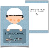 Eid Mubarak - Geldkaart - Eid - Wenskaart - Cadeaukaart - Eid Al Adha - Jongen - Islamitisch - Offerfeest - Geschenk - Cadeau