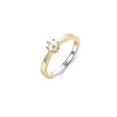 Gisser Jewels - Ring - Argent - Zircone - 4 mm