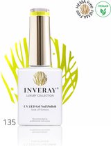 Inveray Gelpolish Nr. 135 - Electric Yellow - HEMA 12 Free - Vegan - UV/Led - Professionele Manicure