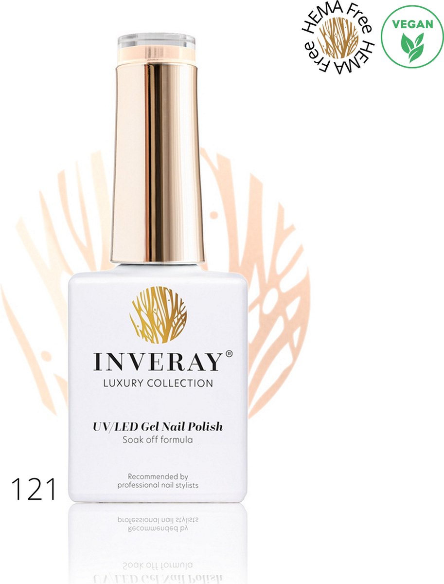 Inveray Gellak - UV/Led - Gel Polish Nr. 121 - Boracay Bay - Prof. Gelpolish - HEMA 12 vrij Vegan