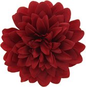 Zac's Alter Ego - Grande fleur de cheveux chrysanthème - Rouge Bordeaux